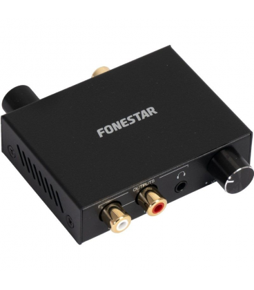 Convertidor de audio fonestar fo-42dav/ entrada toslink y rca/ salida 2x rca/ 1x jack 3.5