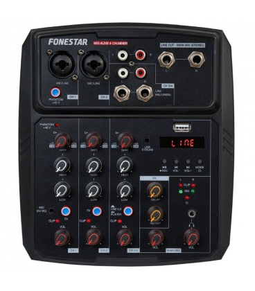 Mesa de mezclas fonestar mix-4live