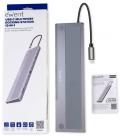 Ewent EW1150 base para portátil y replicador de puertos Alámbrico USB 3.2 Gen 1 (3.1 Gen 1) Type-C Aluminio