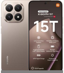 Smartphone xiaomi 15t 12gb/ 256gb/ 6.83'/ 5g/ oro rosado