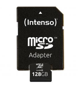 Tarjeta memoria micro sd intenso 128gb cl10 + adaptador sd