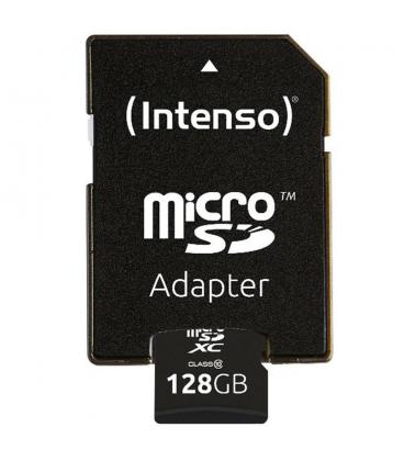 Tarjeta memoria micro sd intenso 128gb cl10 + adaptador sd