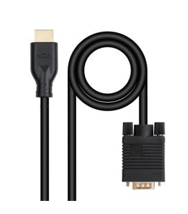 Cable conversor nanocable 10.15.4602/ vga macho - hdmi 8k macho/ 1.8m/ negro