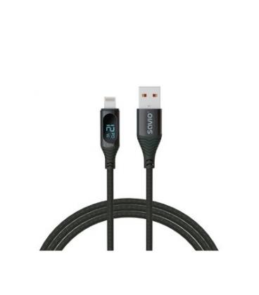 CABLE USB-C SAVIO CL-173 NEGRO