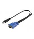 Cable vga a vga - usb 2.0 startech 3.05m - macho - macho - negro