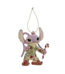 Adorno arbol de navidad enesco disney stitch - angel pijama navideño
