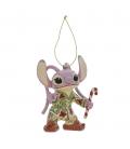 Adorno arbol de navidad enesco disney stitch - angel pijama navideño