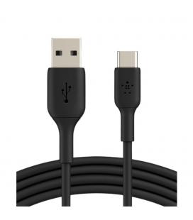 Cable usb tipo c a usb tipo a belkin 2m - macho - macho - negro