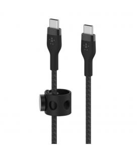 Cable usb tipo c belkin 2m - macho - macho - negro - trenzado