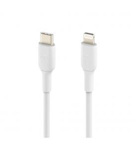Cable lightning a usb tipo c belkin 2m - macho - macho - blanco - trenzado