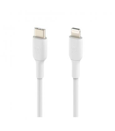 Cable lightning a usb tipo c belkin 2m - macho - macho - blanco - trenzado