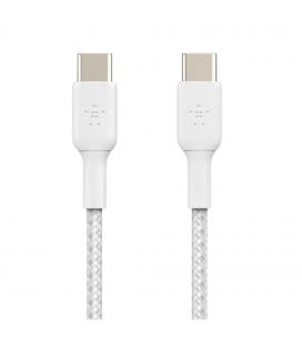Cable usb tipo c belkin 2m - macho - macho - blanco - trenzado
