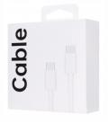 Cable usb tipo c oppo 1m - macho - macho - blanco