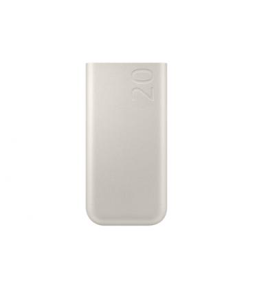 Bateria externa powerbank samsung 20000mah 45w beige