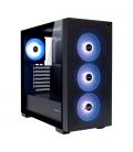 Caja ordenador gaming unykach revelat mesh atx argb cristal templado negra