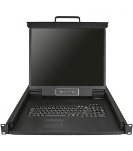 Consola kvm startech de montaje en rack de servidores 19 pulgadas