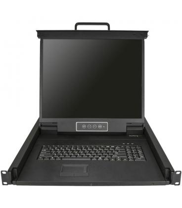 Consola kvm startech de montaje en rack de servidores 19 pulgadas
