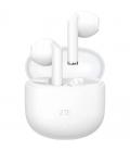 Auriculares bluetooth zte buds 2 con estuche de carga/ autonomía 5h/ blancos