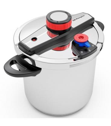 Olla a presión orbegozo hp 8200/ 8l/ acero inoxidable/ apta para inducción