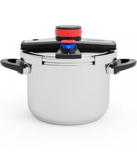 Olla a presión orbegozo hp 6200/ 6l/ acero inoxidable/ apta para inducción