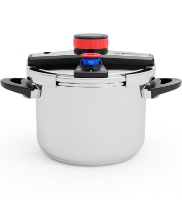Olla a presión orbegozo hp 6200/ 6l/ acero inoxidable/ apta para inducción