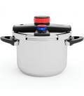 Olla a presión orbegozo hp 6200/ 6l/ acero inoxidable/ apta para inducción