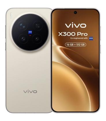 Smartphone vivo x300 pro 16gb/ 512gb/ 6.78'/ 5g/ marrón