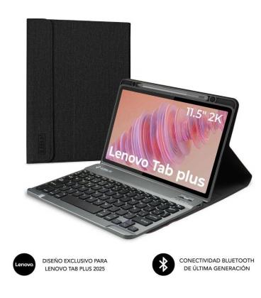 Funda con teclado subblim keytab pro bt lenovo tab 2025 11.5'/ negra