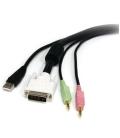 Cable kvm 4 en 1 startech 1.8m