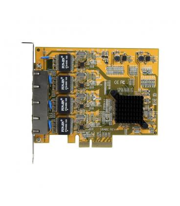 Tarjeta de red startech 4x rj45 pci express