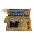 Tarjeta de red startech 4x rj45 pci express