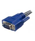 Cable 2x vga a usb startech 1.8m - macho - macho - negro