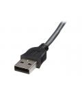 Cable 2x vga a usb startech 1.8m - macho - macho - negro