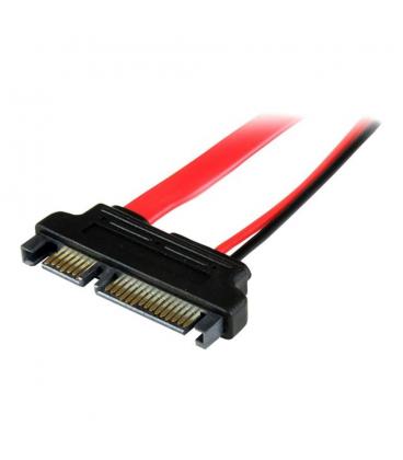 Cable sata startech 0.15m - macho - hembra - rojo