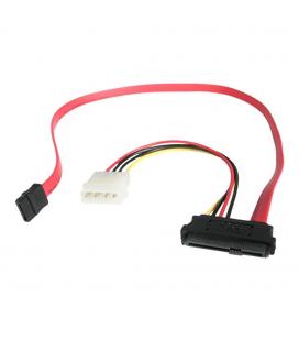 Cable sata a lp4 - sas startech 0.46m - macho - macho - rojo