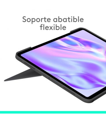 Funda logitech combo touch con teclado para ipad pro 13 pulgadas (m4) grafito español
