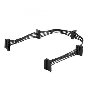 Cable divisor sata startech 0.40m - hembra - hembra - negro