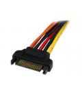 Cable divisor sata startech 0.15m - macho - hembra