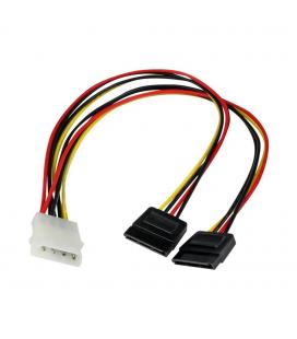 Cable lp4 a 2x sata startech macho - hembra