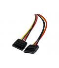 Cable lp4 a 2x sata startech macho - hembra