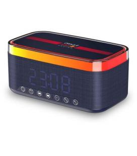 Red bull altavoz radio despertador cargador 12w
