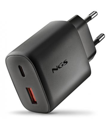 Cargador de pared gan ngs era 45w/ 1xusb tipo-c/ 1xusb/ 45w