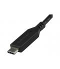 Cable usb tipo c a dp startech 1m - macho - macho - negro