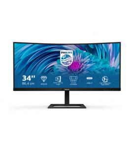 Monitor profesional ultrapanorámico curvo philips 346e2cuae 34'/ wqhd/ multimedia/ regulable en altura/ negro