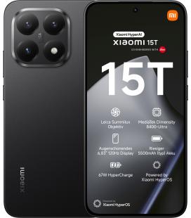 Smartphone xiaomi 15t 12gb/ 256gb/ 6.83'/ 5g/ negro