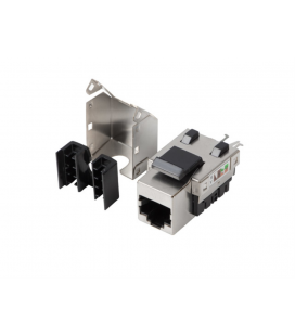 CONECTOR KEYSTONE LANBERG RJ45 A LSA CAT.6 FTP 90 GRADOS