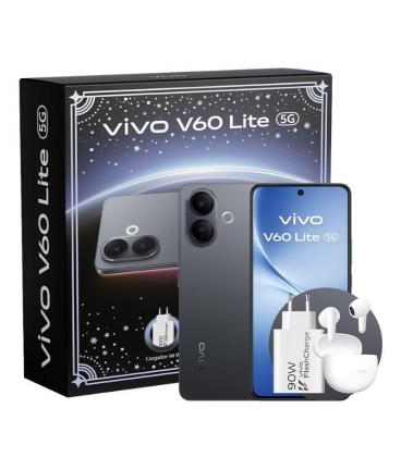 Vivo v60 lite 5g 6.77" 8gb 256gb black bundle