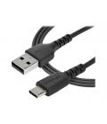 Cable usb tipo c a usb tipo a startech 1m - macho - macho - negro