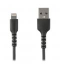 Cable lightning a usb tipo a startech 1m - macho - macho - negro