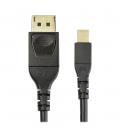 Cable mini dp a dp startech 1m - macho - macho - negro